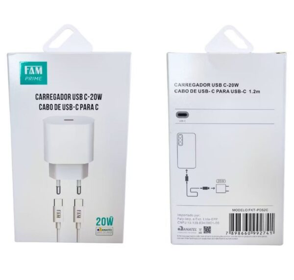 KIT CARREGADOR USB-C - Imagem 2